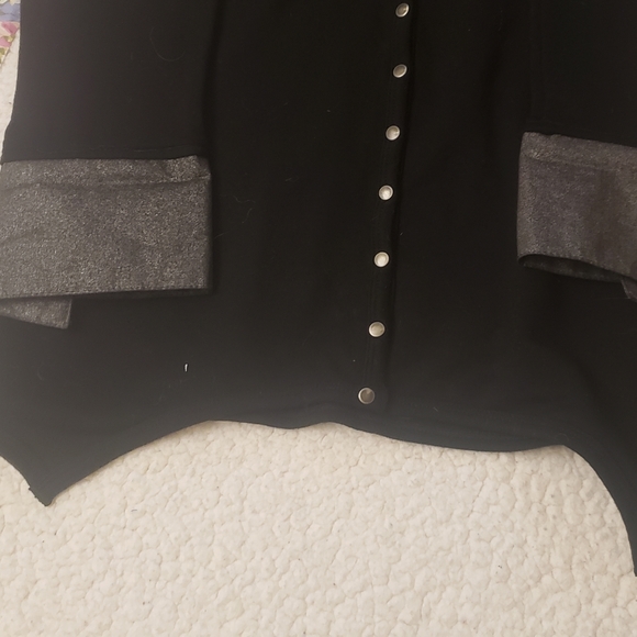 NWOT Cop.Copine Black Long sleeved top size L - Picture 4 of 7